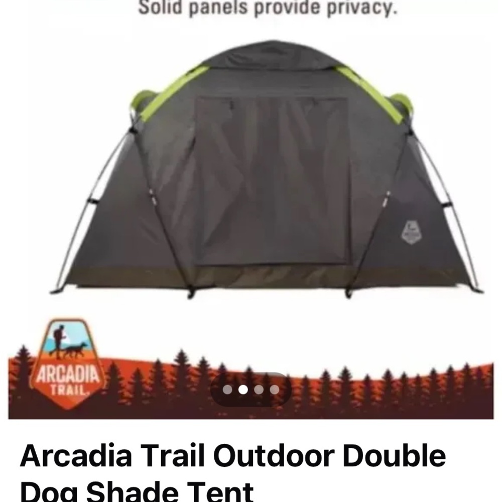 Arcadia Trail Outdoor Double Dog Shade Tent - NEW!